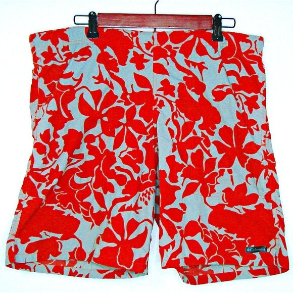 Mens Columbia Board Shorts Swim Trunks Pockets - Picture 1 of 12